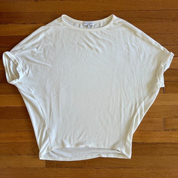 Michael Stars Verna Dolman Sleeve Knit Top Cream Size M - Picture 1 of 6